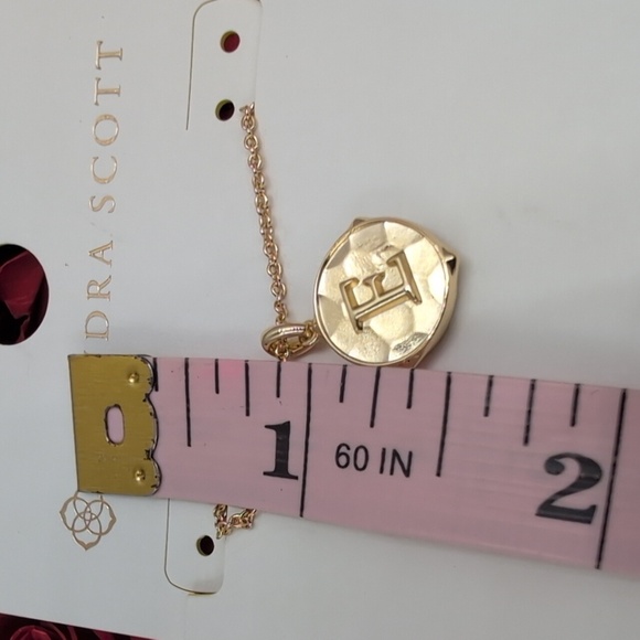 Last E Kendra Scott "E" Initial Gold Necklace Personalized Letter E Pendant - Picture 4 of 5